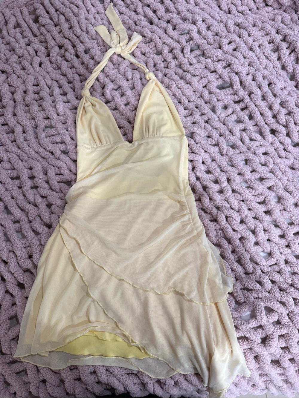 Tiger Mist frieda dress yellow butter - small
